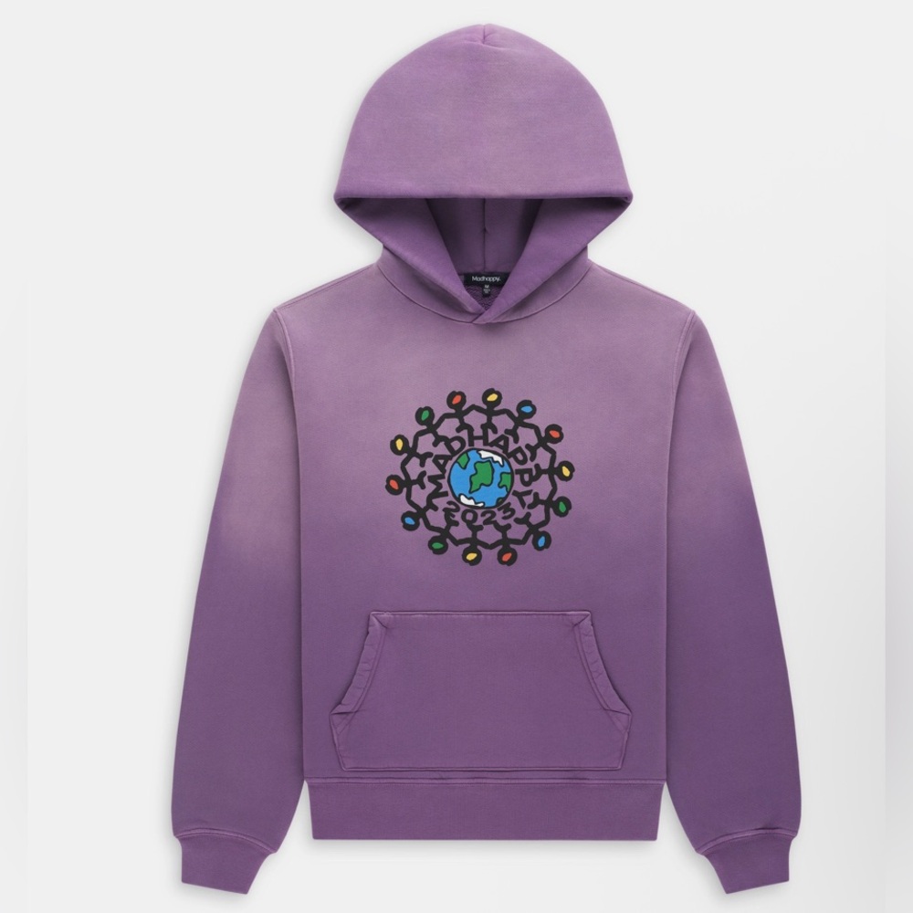 Madhappy Purple Sweatshirt with Mandala Design
